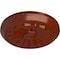 Ekena Millwork Olivia Ceiling Medallion (Fits Canopies up to 2 1/8"), Hand-Painted Firebrick, 7 7/8"OD x 1 1/8"P CM07OLFIF - alternate 4